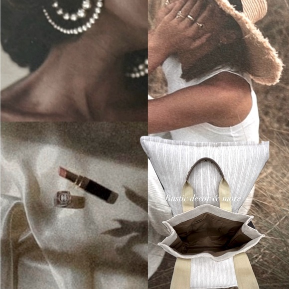 MONAT TOTE BAG CREAM - Picture 2 of 3